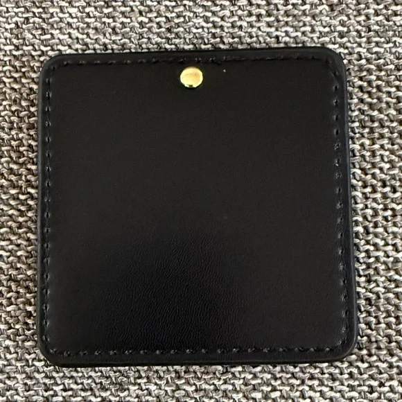 Yves Saint Laurent Beauty Square Compact Pocket Mirror Black New - Picture 10 of 14
